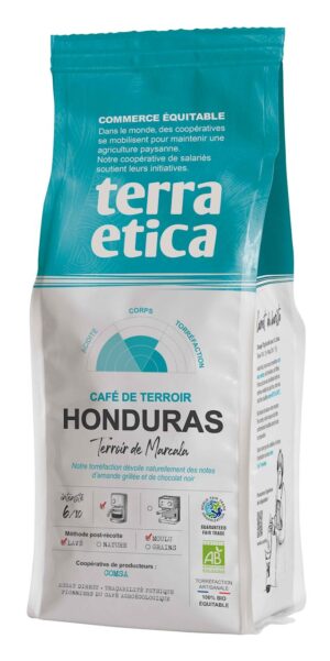 KAWA MIELONA ARABICA 100 % HONDURAS FAIR TRADE BIO 250 g - TERRA ETICA (1 szt.)
