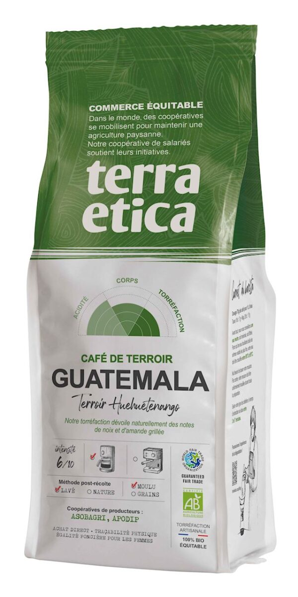 KAWA MIELONA ARABICA 100 % GWATEMALA FAIR TRADE BIO 250 g - TERRA ETICA (1 szt.)