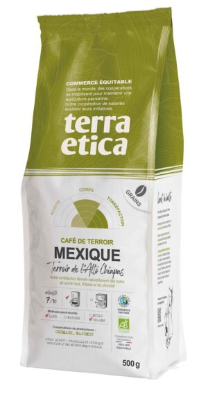 KAWA ZIARNISTA ARABICA 100 % MEKSYK BIO 500 g - TERRA ETICA (1 szt.)
