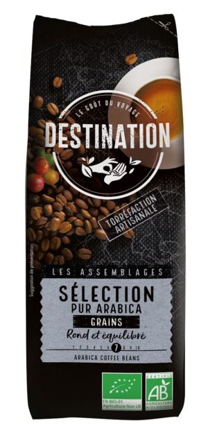 KAWA ZIARNISTA ARABICA 100 % SELECTION BIO 250 g - DESTINATION (2 szt.)