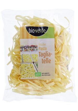 MAKARON (SEMOLINOWY JAJECZNY ŚWIEŻY) TAGLIATELLE BIO 250 g - BIO-VERDE (2 szt.)