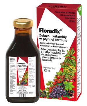 ŻELAZO + WITAMINY W PŁYNIE 250 ml - SALUS (FLORADIX) (1 szt.)