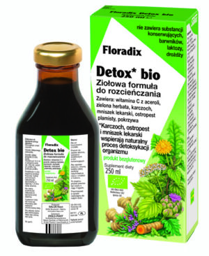 DETOX W PŁYNIE BEZGLUTENOWY BIO 250 ml - SALUS (FLORADIX) (1 szt.)