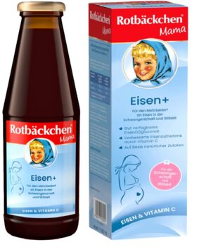 NAPÓJ Z ŻELAZEM DLA KOBIET W CIĄŻY I KARMIĄCYCH 450 ml - ROTBACKCHEN (1 szt.)