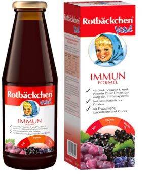 SOK WIELOOWOCOWY NFC Z CYNKIEM, WITAMINĄ C i D3 450 ml - ROTBACKCHEN (1 szt.)