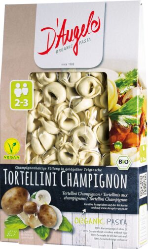 TORTELLINI Z PIECZARKAMI BIO 250 g - D`ANGELO (1 szt.)