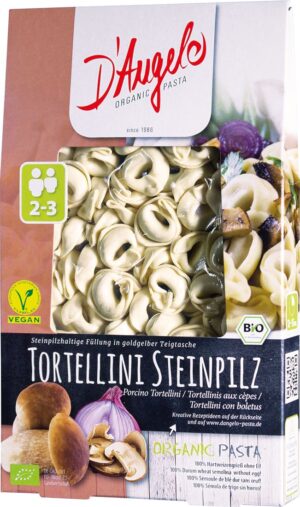 TORTELLINI Z BOROWIKAMI BIO 250 g - D`ANGELO (2 szt.)