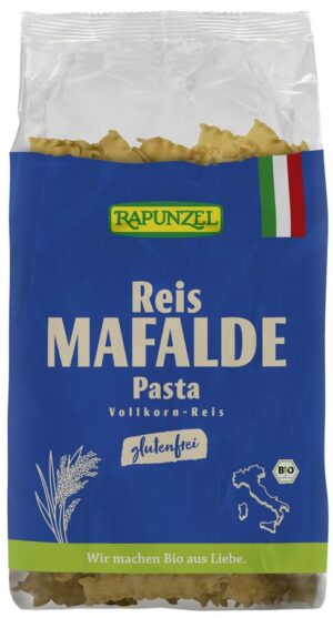 MAKARON (RYŻOWY RAZOWY) MAFALDE BEZGLUTENOWY BIO 250 g - RAPUNZEL (1 szt.)