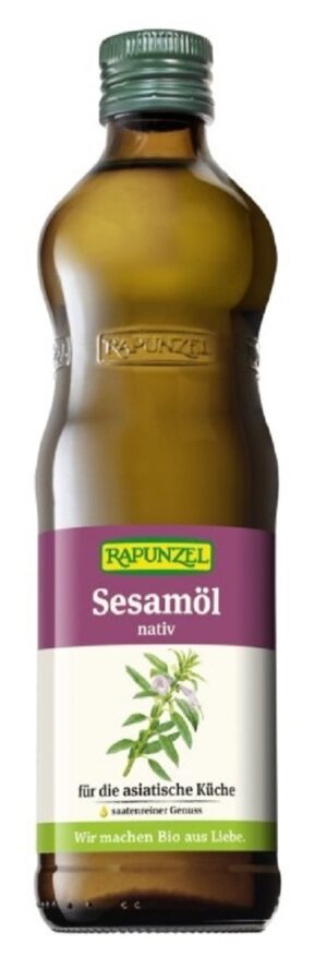 OLEJ SEZAMOWY TŁOCZONY NA ZIMNO BIO 500 ml - RAPUNZEL (1 szt.)