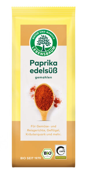 PAPRYKA SŁODKA MIELONA BIO 50 g - LEBENSBAUM (2 szt.)