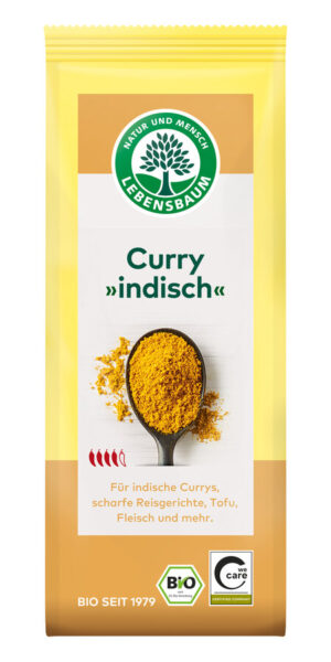 CURRY INDYJSKIE BIO 50 g - LEBENSBAUM (2 szt.)