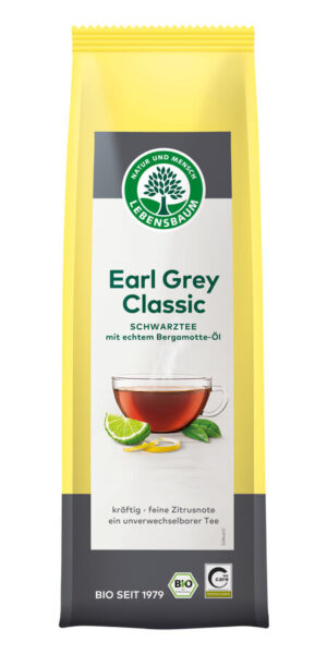 HERBATA CZARNA EARL GREY LIŚCIASTA BIO 100 g - LEBENSBAUM (1 szt.)