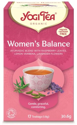 HERBATKA DLA KOBIET - RÓWNOWAGA (WOMEN'S BALANCE) BIO (17 x 1,8 g) 30,6 g - YOGI TEA (2 szt.)