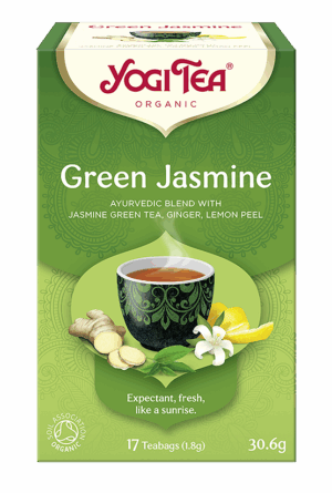 HERBATA ZIELONA JAŚMINOWA (GREEN JASMINE) BIO (17 x 1,8 g) 30,6 g - YOGI TEA (2 szt.)