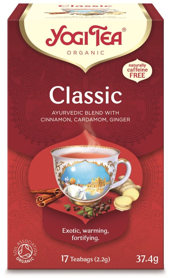 HERBATKA KLASYCZNA (CLASSIC)  BIO (17 x 2,2 g) 37,4 g - YOGI TEA (2 szt.)