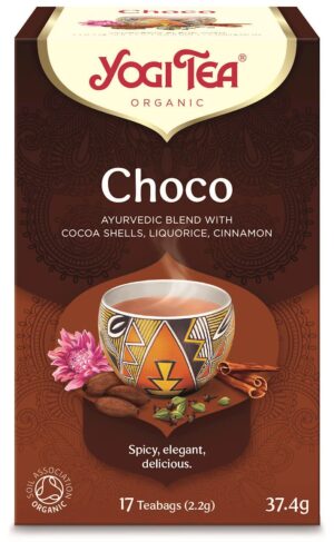 HERBATKA CZEKOLADOWA Z KAKAO (CHOCO) BIO (17 x 2,2 g) 37,4 g - YOGI TEA (2 szt.)