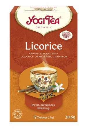 HERBATKA Z LUKRECJĄ (LICORICE) BIO (17 x 1,8 g) 30,6 g - YOGI TEA (1 szt.)