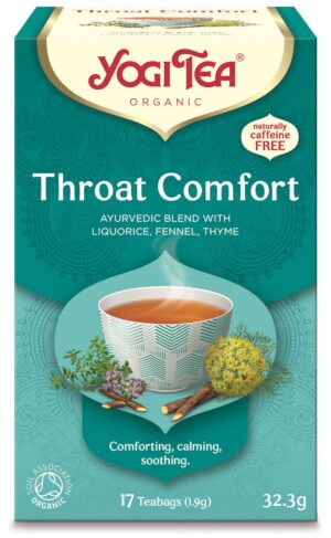 HERBATKA NA GARDŁO (THROAT COMFORT) BIO (17 x 1,9 g) 32,3 g - YOGI TEA (2 szt.)