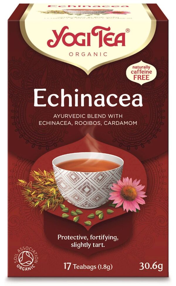 HERBATKA ECHINACEA BIO (17 x 1,8 g) 30,6 g - YOGI TEA (2 szt.)