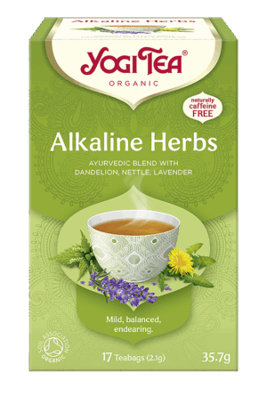 HERBATKA ZIOŁA ALKALICZNE (ALKALINE HERBS) BIO (17 x 2,1 g) 35,7 g - YOGI TEA (2 szt.)