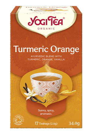 HERBATKA KURKUMA POMARAŃCZA (TURMERIC ORANGE) BIO (17 x 2 g) 34 g - YOGI TEA (2 szt.)