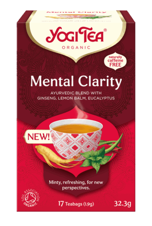 HERBATKA AJURWEDYJSKA JASNOŚĆ UMYSŁU (MENTAL CLARITY) BIO (17 x 1,9 g) 32,3 g - YOGI TEA (2 szt.)