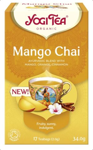HERBATKA MANGO CHAI BIO (17 x 2 g) 34 g - YOGI TEA (1 szt.)