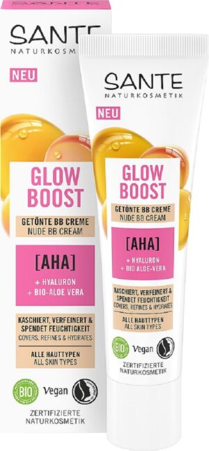 KREM DO TWARZY ROZŚWIETLAJĄCY BB GLOW BOOST ECO 30 ml - SANTE (1 szt.)