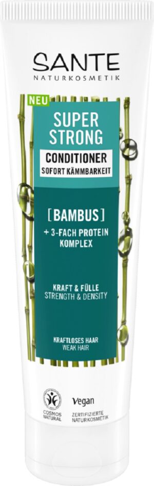 ODŻYWKA WZMACNIAJĄCA DO WŁOSÓW SŁABYCH I ŁAMLIWYCH BAMBUS I POTRÓJNY KOMPLEKS PROTEINOWY ECO 150 ml - SANTE (2 szt.)