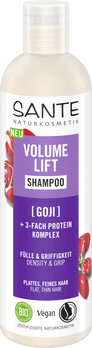 SZAMPON ZWIĘKSZAJĄCY OBJĘTOŚĆ DO WŁOSÓW CIENKICH GOJI I POTRÓJNY KOMPLEKS PROTEINOWY ECO 250 ml - SANTE (2 szt.)