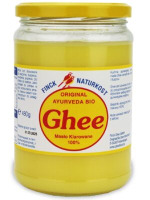 MASŁO KLAROWANE GHEE BIO 480 g (527 ml) - FINCK AYURVEDA (1 szt.)