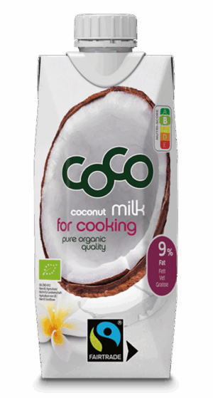 COCONUT MILK - NAPÓJ KOKOSOWY DO GOTOWANIA BEZ DODATKU CUKRÓW BIO 500 ml - COCO (DR MARTINS) (1 szt.)