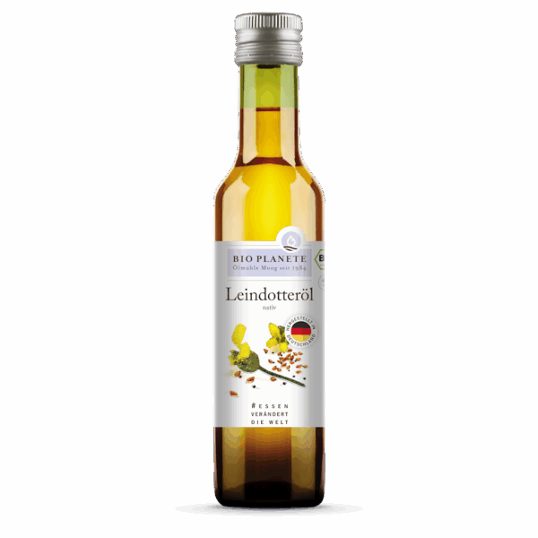 OLEJ Z LNIANKI (RYDZOWY) TŁOCZONY NA ZIMNO BIO 250 ml - BIO PLANETE (1 szt.)