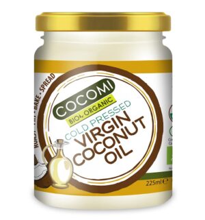 OLEJ KOKOSOWY VIRGIN BIO 225 ml - COCOMI (2 szt.)