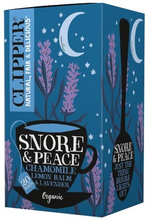 HERBATKA Z MELISĄ I LAWENDĄ (SNORE & PEACE) BIO (20 x 1,5 g) 30 g - CLIPPER (2 szt.)