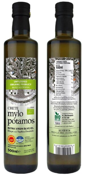 OLIWA Z OLIWEK EXTRA VIRGIN NIEFILTROWANA BIO 500 ml - MYLOPOTAMOS (1 szt.)