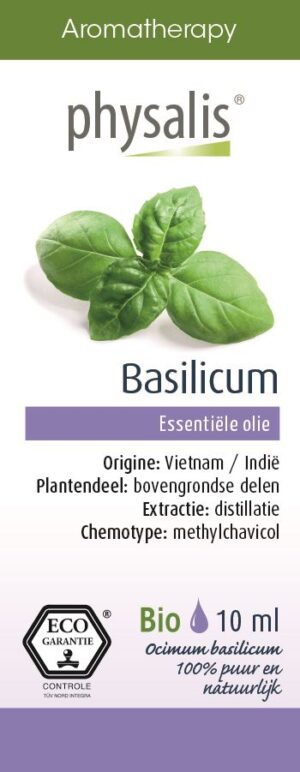 OLEJEK ETERYCZNY BAZYLIA POSPOLITA ECO 10 ml - PHYSALIS (1 szt.)