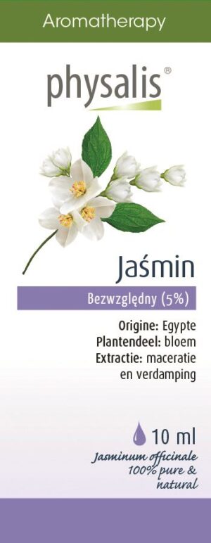 OLEJEK JAŚMIN WIELKOKWIATOWY ABSOLUT 10 ml - PHYSALIS (1 szt.)