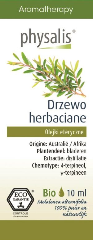 OLEJEK ETERYCZNY DRZEWO HERBACIANE ECO 10 ml - PHYSALIS (1 szt.)
