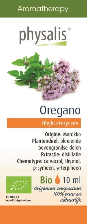 OLEJEK ETERYCZNY OREGANO BIO 10 ml - PHYSALIS (1 szt.)