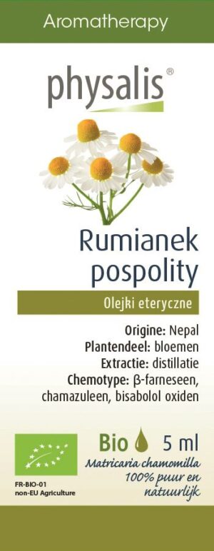 OLEJEK ETERYCZNY RUMIANEK POSPOLITY BIO 5 ml - PHYSALIS (1 szt.)