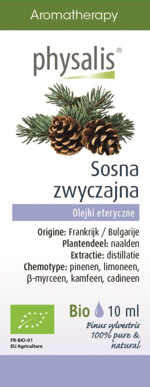 OLEJEK ETERYCZNY SOSNA ZWYCZAJNA BIO 10 ml - PHYSALIS (1 szt.)