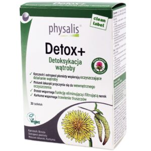 TABLETKI NA DETOKSYKACJĘ WĄTROBY 30 szt. - PHYSALIS (1 szt.)