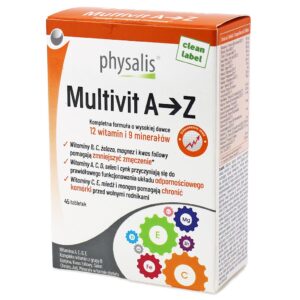 MULTIWITAMINA (MULTIVIT A - Z) 45 TABLETEK - PHYSALIS (1 szt.)