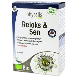 TABLETKI NA RELAKS I SEN BIO 45 szt. - PHYSALIS (1 szt.)