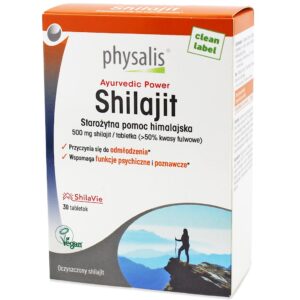 SHILAJIT (500 mg) 30 TABLETEK - PHYSALIS (1 szt.)