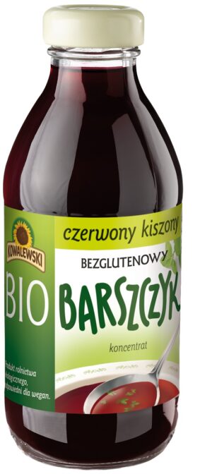 BARSZCZ CZERWONY KISZONY BEZGLUTENOWY KONCENTRAT BIO 320 ml - KOWALEWSKI (2 szt.)