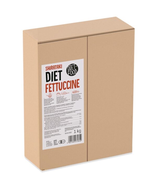 MAKARON (KONJAC) SHIRATAKI FETTUCCINE 1 kg - DIET-FOOD (1 szt.)