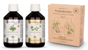 PROBIOTYCZNY EKSTRAKT ZIOŁOWY PROBIOBORELIO BEZGLUTENOWY BIO (2 x 300 ml) 600 ml - JOY DAY (ZIOŁA JĘDRZEJA) (1 szt.)