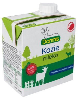 KOZIE MLEKO UHT (2,5 % TŁUSZCZU) 500 ml - DANMIS (2 szt.)